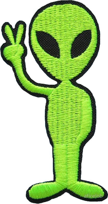 alien patch Alien Patch, Leslie David, Peace Fingers, Alien Aesthetic, Miles Morales Spiderman, Appliqué Patch, Iron On Patch, Sew On, Out Of This World