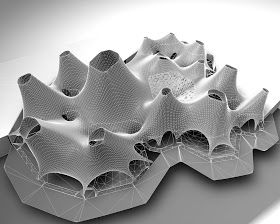 Sheet Architecture, Biomorphic Architecture, Big Architecture, Thesis Proposal, Structural Model, Form Architecture, Architectural Association, Tensile Structures, Organic Structure