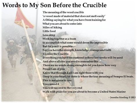 Words to my Son before the Crucible     United States Marine Corp Bootcamp Quotes, Marine Corps Bootcamp Parris Island, Marine Bootcamp, Boot Camp Quotes, Marine Mom Quotes, Crucible Candle, Usmc Bootcamp, Marine Corps Mom, Marine Graduation