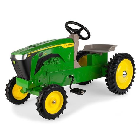 John Deere 8R 410 Pedal Tractor Farmer Kids Birthday Toy Gift -affiliate Pedal Tractor, Utility Tractor, Tractors For Sale, White Truck, Riding Toys, Lawn Equipment, Birthday Toys, John Deere Tractors, Farm Tractor