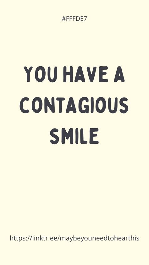 Spread positivity with this heartwarming compliment! #Compliments #PositiveVibes #Smile #Positivity 😊✨ Compliment Aesthetic, Meaningful Compliments, Easy Compliments, Short Compliments For Her, Aesthetic Compliments For Her, Smile Compliments, Compliment Quotes, Passion Project, Quotes For Him