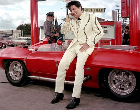 Happy Birthday Elvis, Elvis Presley Movies, Red Corvette, Elvis Presley Pictures, Clam Bake, Pink Cadillac, Joseph Jackson, Elvis Movies, Chevrolet Corvette Stingray