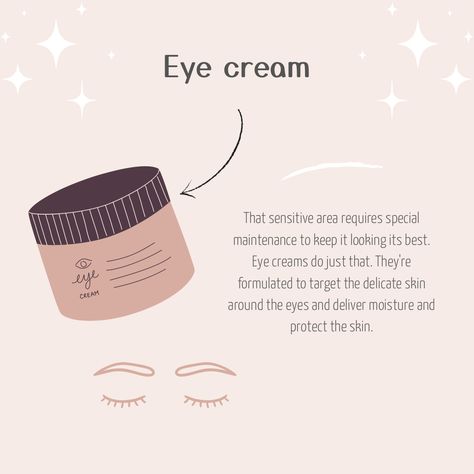 Eye Cream Aesthetic, Eyecream Skincare, Selfcare Skincare, Eye Skin Care, Aesthetic Clean, Skincare Quotes, Cream Aesthetic, Skincare Aesthetic, Care Quotes