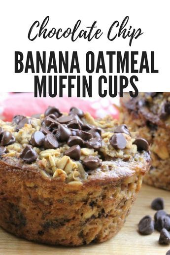 Oatmeal Muffin Cups, Muffin Oatmeal, Baked Banana Oatmeal, Healthy Treats For Kids, Oatmeal Muffin, Banana Oatmeal Muffins, Clean And Delicious, Oatmeal Cups, Oatmeal Muffins