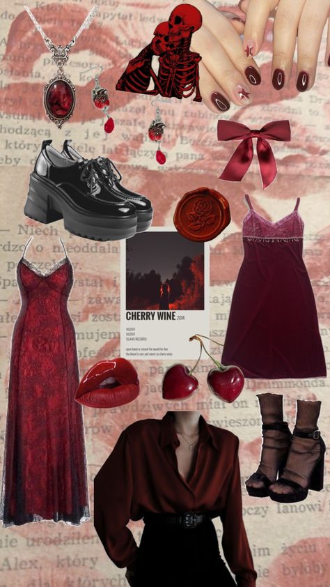 #hozier #cherrywine #hoziersongs #hozieroutfitinspo #cherryaesthetic #bloodred Hozier Core Outfit, Hozier Outfit Ideas, Hozier Concert Outfit Unreal Unearth, Hozier Aesthetic Outfit Concert, Hozier Concert Outfits, Hozier Outfit Aesthetic, Hozier Outfit Concert, Hozier Aesthetic Outfit, Hozier Outfit