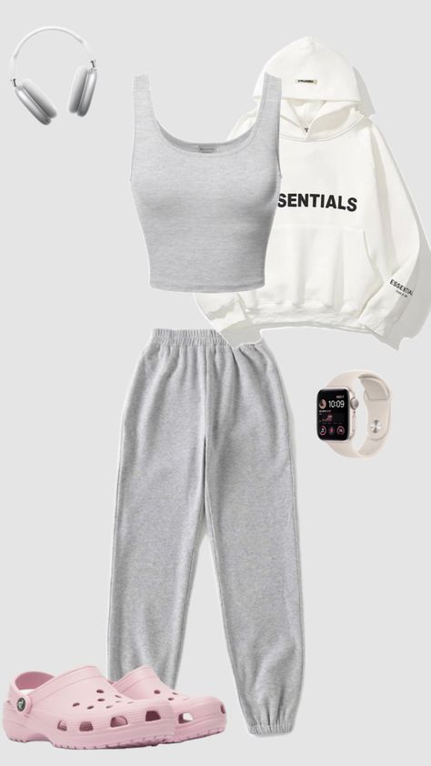 #cleangirlaesthetic #outfitinspo #cleangirl #beauty #cutefits Cinema Outfit, Shuffle Outfits, Romantic Autumn, Casual Outfits For Teens, Comfortable Clothes, Trendy Outfits For Teens, Cute Lazy Day Outfits, Training Clothes, Lazy Day Outfits