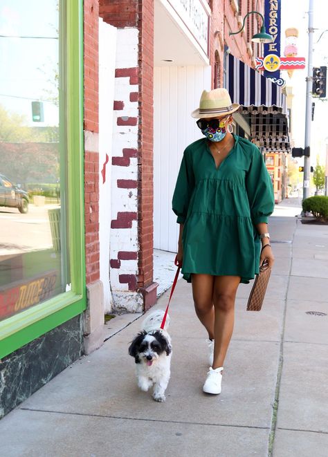 Orange Babydoll Dress Outfit, Babydoll Dress And Sneakers, Babydoll Dress With Sneakers, Green Babydoll Dress Outfit, Babydoll Dress With Boots, Baby Doll Dress Outfit, Blue Sneakers Outfit, Babydoll Outfit, Babydoll Dress Outfit