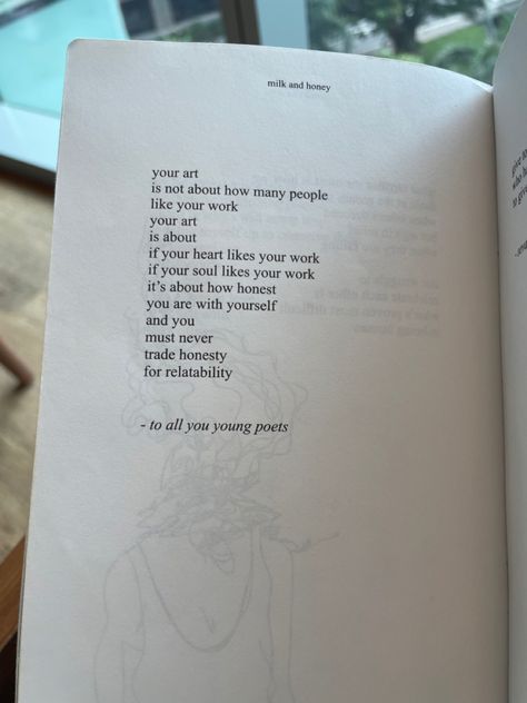 book: milk and honey by rupi kaur Rubi Kaur, Rupi Kaur Milk And Honey, Milk And Honey Book, Rupi Kaur, Random Photos, How Many People, Milk And Honey, Beautiful Words, You Must