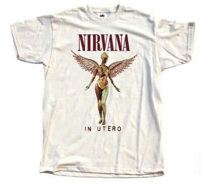 Nirvana In Utero, Popular Clothes, Hype Fashion, In Utero, Grunge Shirt, Dark Grunge, Concert Shirts, Cute Comfy Outfits, Shirt Ideas