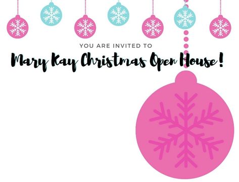 Mary Kay Open House Invitations, Christmas Mary Kay, Mary Kay Party Invitations, Mary Kay Open House, Open House Invitations, Holiday Open House Invitations, Mary Kay Christmas, Mary Kay Inspiration, Mary Kay Holiday