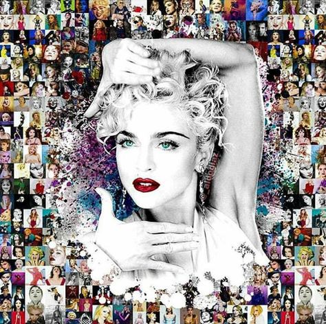 Madonna Poster, Madonna Albums, Madonna 80s, Madonna Photos, Pink Wallpaper Hello Kitty, Lady Madonna, Madonna Art, Goth Wallpaper, Collage Art Projects