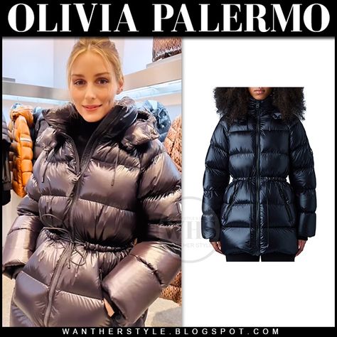 Olivia Palermo in brown puffer coat mackage karsyn Olivia Palermo Lookbook, Brown Puffer, Olivia Palermo Style, Olivia Palermo, Puffer Coat, Palermo, Style Board, Saks Fifth Avenue, Puffer