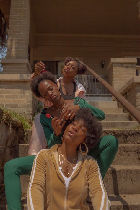 pastel on Twitter: "Black powerpuff girls, shot and styled by me.… " Black Joy Photography, Alligator Image, Black Joy, Customer Profile, I Love Being Black, African American Culture, Black Photography, Black Artwork, Photoshoot Concept