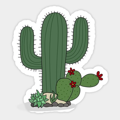 Cactus -- Choose from our vast selection of stickers to match with your favorite design to make the perfect customized sticker/decal. Perfect to put on water bottles, laptops, hard hats, and car windows. Everything from favorite TV show stickers to funny stickers. For men, women, boys, and girls. Cute Travel Stickers, Plants Printable Stickers, Aesthetic Plants Stickers Printable, Cactus Funny, Cactus Stickers Printable, Succulent Stickers Printable, Cactus Vector, Cactus Png, Cactus Printable