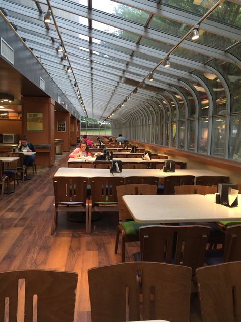 Kerr Hall - long shot of the dining hall School Hall Aesthetic, Study Hall Aesthetic, College Dining Hall Aesthetic, Hogwarts Eating Hall, Dining Hall University, School Dining Hall Aesthetic, University Dining Hall Design, University Dining Hall, Hall Aesthetic