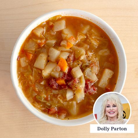 Dolly Parton Recipes, Hearty Vegetable Soup, Stone Soup, Asparagus Soup, Turkey Soup, Veggie Soup, Soup And Stew, Bowl Of Soup, Hearty Soups