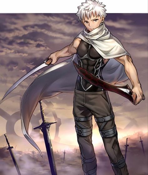 Fate Archer Emiya, Emiya Archer, Emiya Shirou, Archer Emiya, Fate Archer, Shirou Emiya, Fate Stay Night Series, Rpg Map, Fate Stay Night Anime