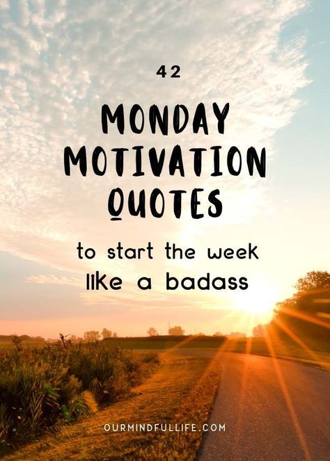 Quotes To Start The Week, Motivation For Work, New Week Quotes, Monday Inspirational Quotes, Today Is Monday, Monday Morning Quotes, Monday (quotes), Monday Workout, Monday Motivation Quotes