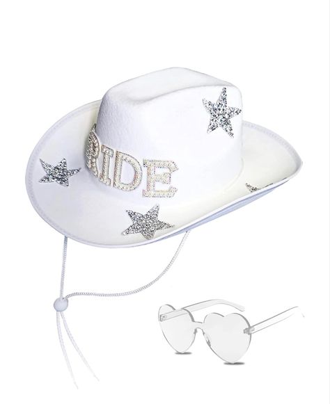 Mrs Cowboy Hat, Bachelorette Cowboy Hats, Bachelorette Party Cowboy Hats, Bride To Be Cowboy Hat, Luxury White Cowboy Hat For Western-themed Events, Cowgirl Bride, Bride Hat, Cowgirl Hats, Girl With Hat