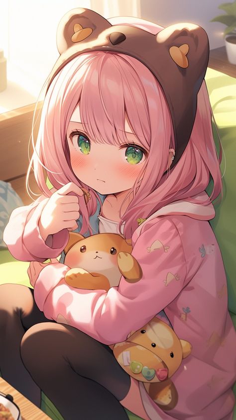 Cute Anya, Anya Forger, Anime Character, Anime, Pink