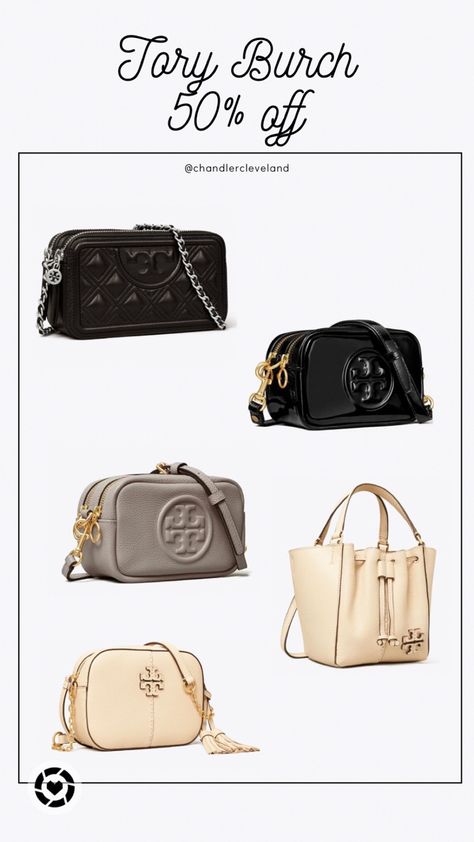 Designer Tory Burch sale- 50% off handbags- LOVES these crossbody bags! Follow my shop @chandlercleveland on the @shop.LTK app to shop this post and get my exclusive app-only content! #liketkit #LTKSeasonal #LTKHoliday #LTKsalealert @shop.ltk https://liketk.it/3WATv Tory Burch Camera Bag, Tory Burch Crossbody Bag, Tory Burch Crossbody, Tory Burch Handbags, Handbags On Sale, Camera Bag, Crossbody Bags, Tory Burch, Happy Shopping