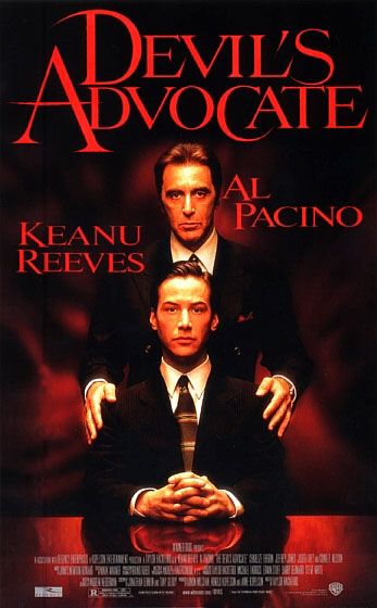 The Devil's Advocate Taylor Hackford, Popcorn Movies, Global Poverty, Advertising Posters, Chick Flicks, Cinema Film, Al Pacino, Home Cinema, Tv Movies