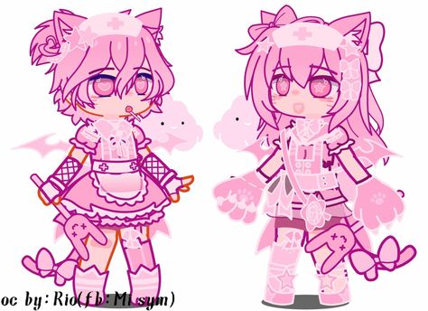 Uwu Cat Gacha, Cutecore Gacha, Áo Gacha, Uwu Cat, Kawaii Gacha, Eff Gacha, Gacha Inspiration, Cafe Uniform, Cat Oc