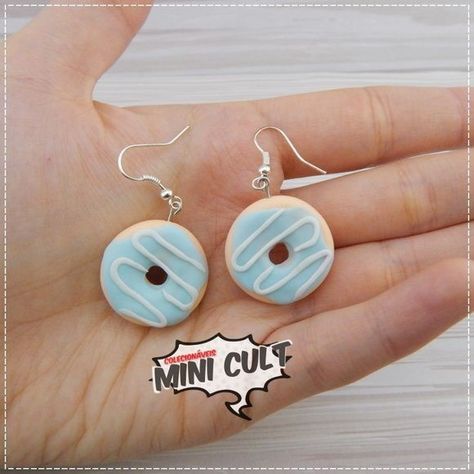 Funny Earrings, Quirky Jewelry, Quirky Earrings, Food Earrings, Polymer Clay Jewelry Diy, Kawaii Jewelry, Funky Earrings, Ceramic Earring, Clay Jewelry Diy