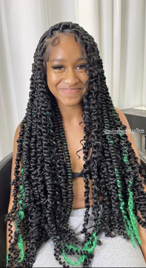 Protective Styles For Natural Hair With Weave, Passion Twists Over Locs, Braids For Black Hair Protective Styles, Black Protective Hairstyles Braids, Protective Hairstyles Over Locs, Protective Styles For Locs, Dope Braided Hairstyles, Black Girls Protective Hairstyles, Dope Hairstyles Braids