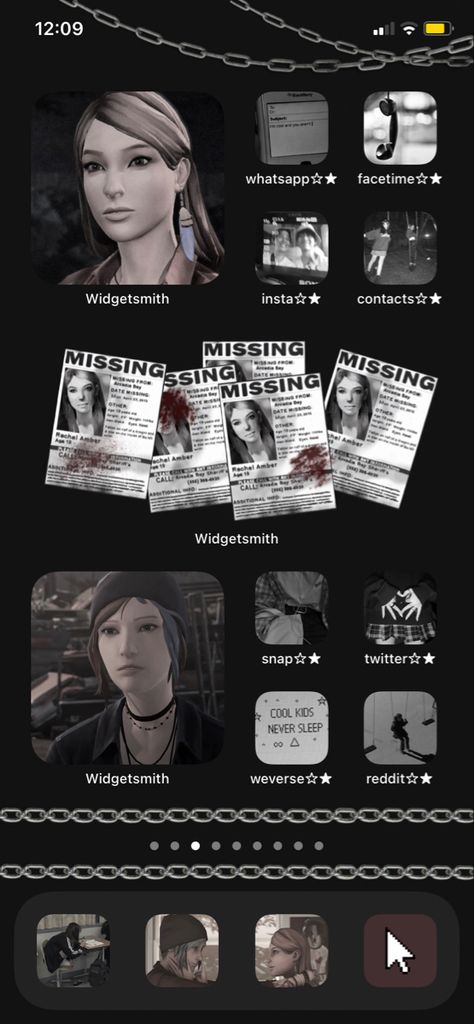 Life Is Strange Iphone Theme, Fatal Frame Phone Theme, Fatal Frame Wallpaper Iphone, Silent Hill App Icon, Deftones Phone Layout, Life Is Strange Phone Wallpaper, Life Is Strange Homescreen, Life Is Strange App Icons, Life Is Strange Phone Theme