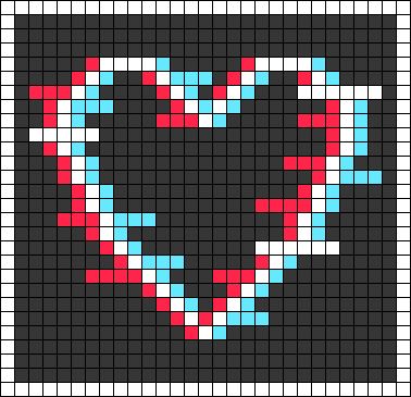 Romantic Pixel Art, Glitch Cross Stitch, Pixel Art Valentines Day, Valentine Pixel Art, Valentines Pixel Art, Heart Perler Bead Patterns, Glitch Pixel Art, Pixel Art Love, Hearts Pixel Art