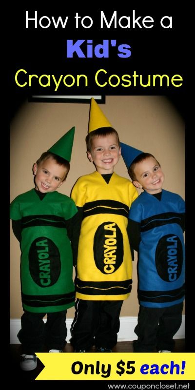 How to Make a Crayon Costume - no sewing needed! #halloween Crayons Melted, Homemade Crayons, Homemade Mod Podge, Weaving Paper, Crayon Costume, Art Crayon, Melted Crayons, Diy Crayons, Costumes For Halloween