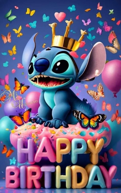 Skye Birthday Party Paw Patrol, Stitch Images, Birthday Stitch, Lilo And Stitch Characters, Happy Birthday Wishes Pics, ليلو وستيتش, Birthday Wishes Pics, Birthday Greetings Friend, Happy Birthday Wishes Photos