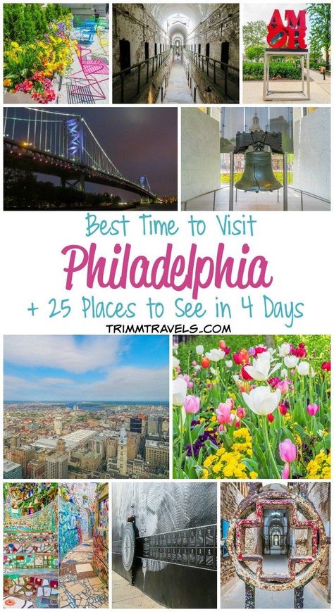 The City of Brotherly Love is quite...well, lovable! With endless amounts of things to do, Philly will pique your interest and keep you on your toes. But, when should you go? Use this guide to find out the best time to visit Philadelphia and see these 25 Philadelphia Trip, Philadelphia Things To Do, Philadelphia Travel, Historic Philadelphia, Visit Philly, Visit Philadelphia, Pennsylvania Travel, Restaurant Service, Travel Necessities