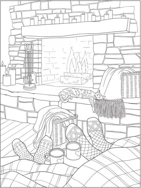 6 Warm and Happy Home Coloring Pages, a diy craft post from the blog Craft Gossip on Bloglovin’ Home Coloring Pages, Modele Zentangle, Monster Coloring Pages, صفحات التلوين, Dover Publications, Free Adult Coloring Pages, Printable Adult Coloring Pages, Adult Coloring Book Pages, Coloring Page Ideas