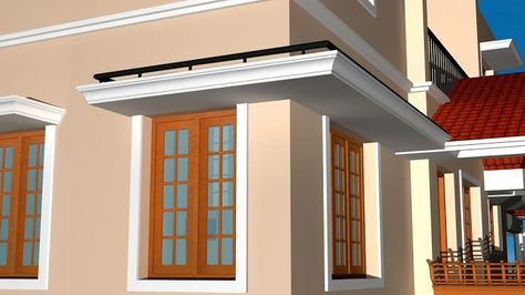 House Window Sunshade Designs, Sunshade Ideas Window, Window Design Iron, Sunshade Ideas, Window Design For Home, Iron Window Design, Steel Window Design, New Window Design, Aluminum Windows Design