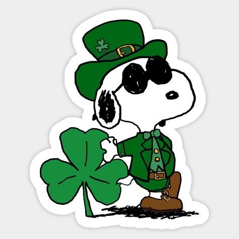 St Patricks Day Characters, St Patrick’s Picture Ideas, Saint Patricks Day Window Art, St Patricks Day Cartoon Images, St Patricks Illustrations, St Patricks Day White Board Ideas, St Patrick’s Day Graphics, St Patrick's Day Design, Snoopy St Patrick’s Day