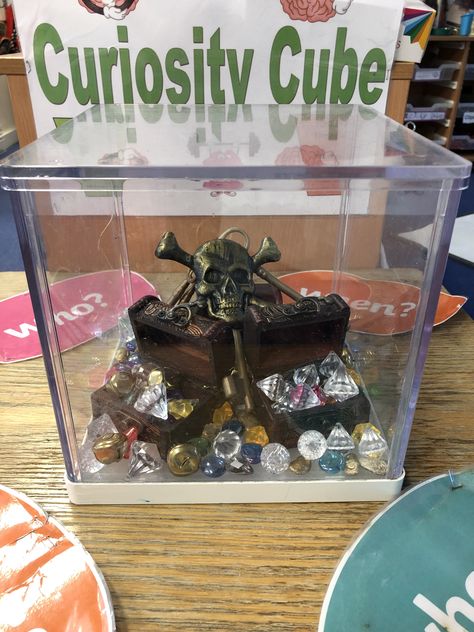 Under the Sea Curiosity Cube EYFS Reggio Amelia, Nursery Displays, Curiosity Approach Eyfs, Eyfs Planning, Investigation Area, Eyfs Maths, Curiosity Box, Eyfs Ideas, Curiosity Approach