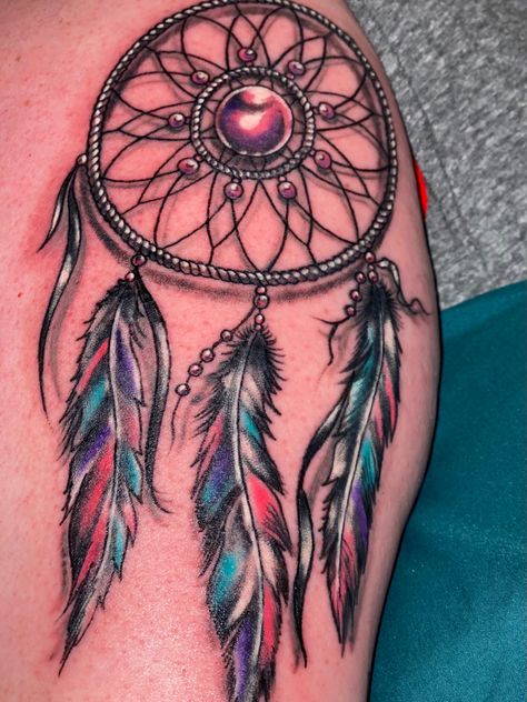 #dreamer #dreamcatcher Dreamcatcher Tattoo Meaning, Indian Feather Tattoos, Dream Catcher Tattoo, Tattoo Meaning, Feather Tattoos, Dreamcatcher Tattoo, Dream Catcher, The Dreamers, Tattoos