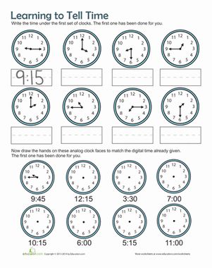 Give your first grader a head start on time by practicing telling time on the hour. Match each clock to the correct time it tells. Time Worksheets Grade 3, Elapsed Time Worksheets, Clock Worksheets, How To Tell Time, Telling Time Practice, Telling Time Worksheets, Learn To Tell Time, 3rd Grade Math Worksheets, Preschool Reading