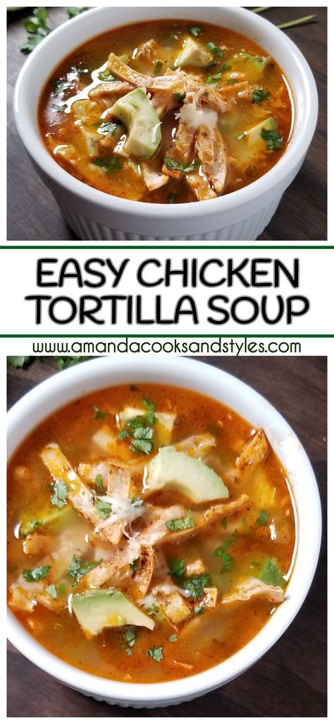 Chicken Soup With Shredded Chicken, Lazy Dog Chicken Tortilla Soup Recipe, El Fenix Chicken Tortilla Soup, Houlihans Chicken Tortilla Soup, Jim’s Restaurant Tortilla Soup, Boston Market Tortilla Soup, Chicken Tomatillo Soup, Chicken Tortilla Soup Rotisserie, Rotisserie Chicken Tortilla Soup Easy