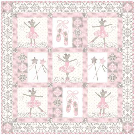 Twinkle Toes Ballerina Quilt, Ballet Quilt, Easy Applique, Cot Quilt, Twinkle Toes, Cute Quilts, Picture Quilts, Little Ballerina