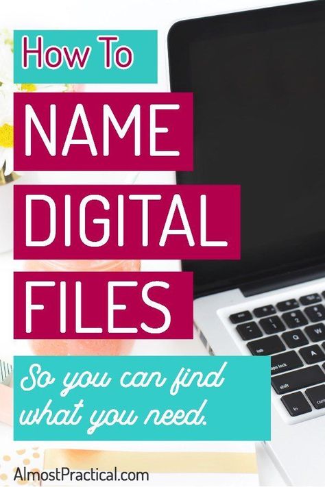 Tips to organize your computer files on a Mac or PC. Computers are a big part of life - and if yours is full of clutter then then it is hard to feel in control. Take back your home office with these ideas. #computers #homeoffice #organization #digital #files Organize Computer Files, Digital File Organization, Digital Clutter, Office Organization Files, Office Organization At Work, Computer File, Computer Help, Digital Organization, Mac Computer