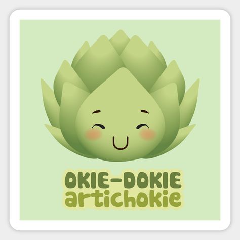 Okie Dokie, Small Magnets, Custom Magnets, Funny Stickers, Custom Stickers, Favorite Tv Shows, Sticker Design, Water Bottles, Magnets