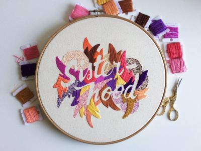 Sewing Animation, Feminist Embroidery, Embroidered Lettering, Abstract Embroidery, Creative Person, Dmc Embroidery Floss, Hand Embroidery Art, 자수 디자인, Grid Design