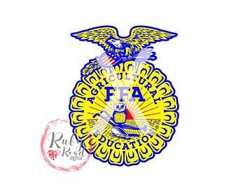 FFA Logo, svg Cut File, High School FFA, Future Farmers, Printable, Blue & Gold, FFa Emblem, Silhouette Cameo, Cricut, dxf, jpg, pdf Ffa Logo, Ffa Emblem, Ffa, Svg Designs, Svg Design, Nice To Meet, Silhouette Cameo, Blue Gold, Creative Market