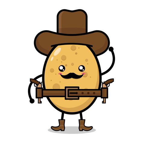 Download the Cute cartoon potato being a cowboy on a white background 4990948 royalty-free Vector from Vecteezy for your project and explore over a million other vectors, icons and clipart graphics! Cartoon Potato Cute, Potato Animation, Cowboy Cartoon, Dnd Stickers, Cartoon Potato, Cute Potato, Cityscape Photos, Nature Backgrounds, Heart With Arrow