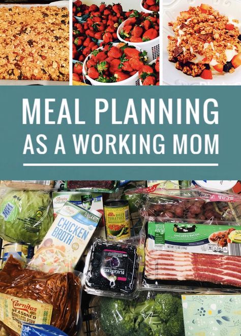 How to Meal Plan as a Working Mom - Glitter On A Dime Meals For Working Moms, Working Mom Meals, Meal Prep For Work, Busy Mom Recipes, Family Meal Planning, Dinner Prep, Easy Meal Plans, Dinner Plan, Healthy Work