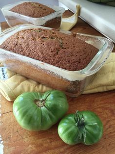 Green Tomato Bread Recipe, Green Tomato Bread, Green Tomato Recipes, Tomato Recipe, Tomato Bread, Produce Recipes, Fried Green, Harvest Recipes, Bread Recipes Sweet