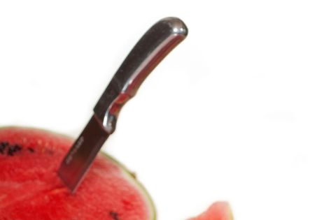 Ripe Watermelon, A Wood, Art Class, Wood Table, Watermelon, White Background, Fruit, Wood, White